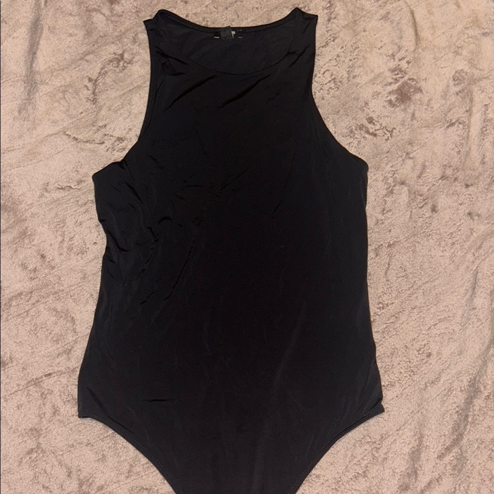 Express Black Sleeveless Bodysuit